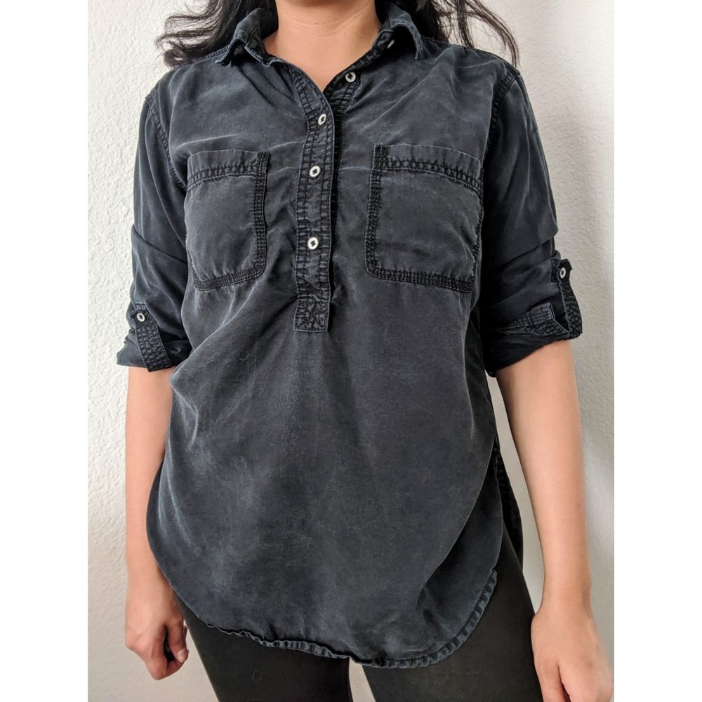 Lou & Grey Utility Button Up Shirt